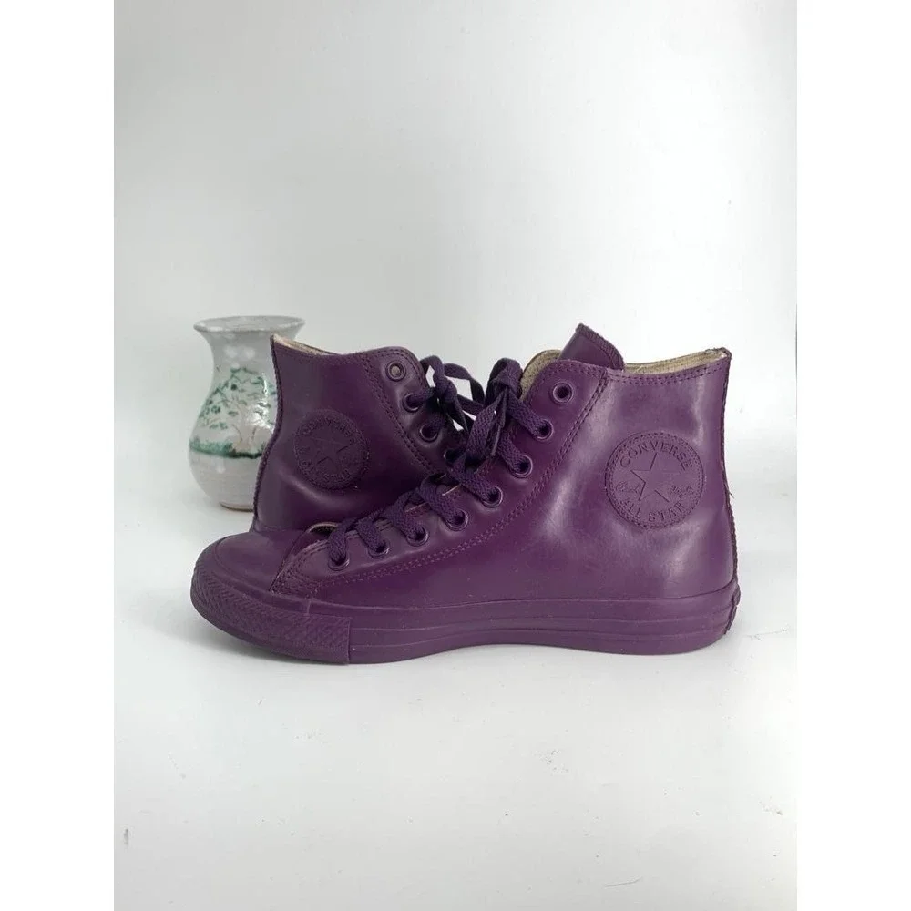 Converse rubber purple